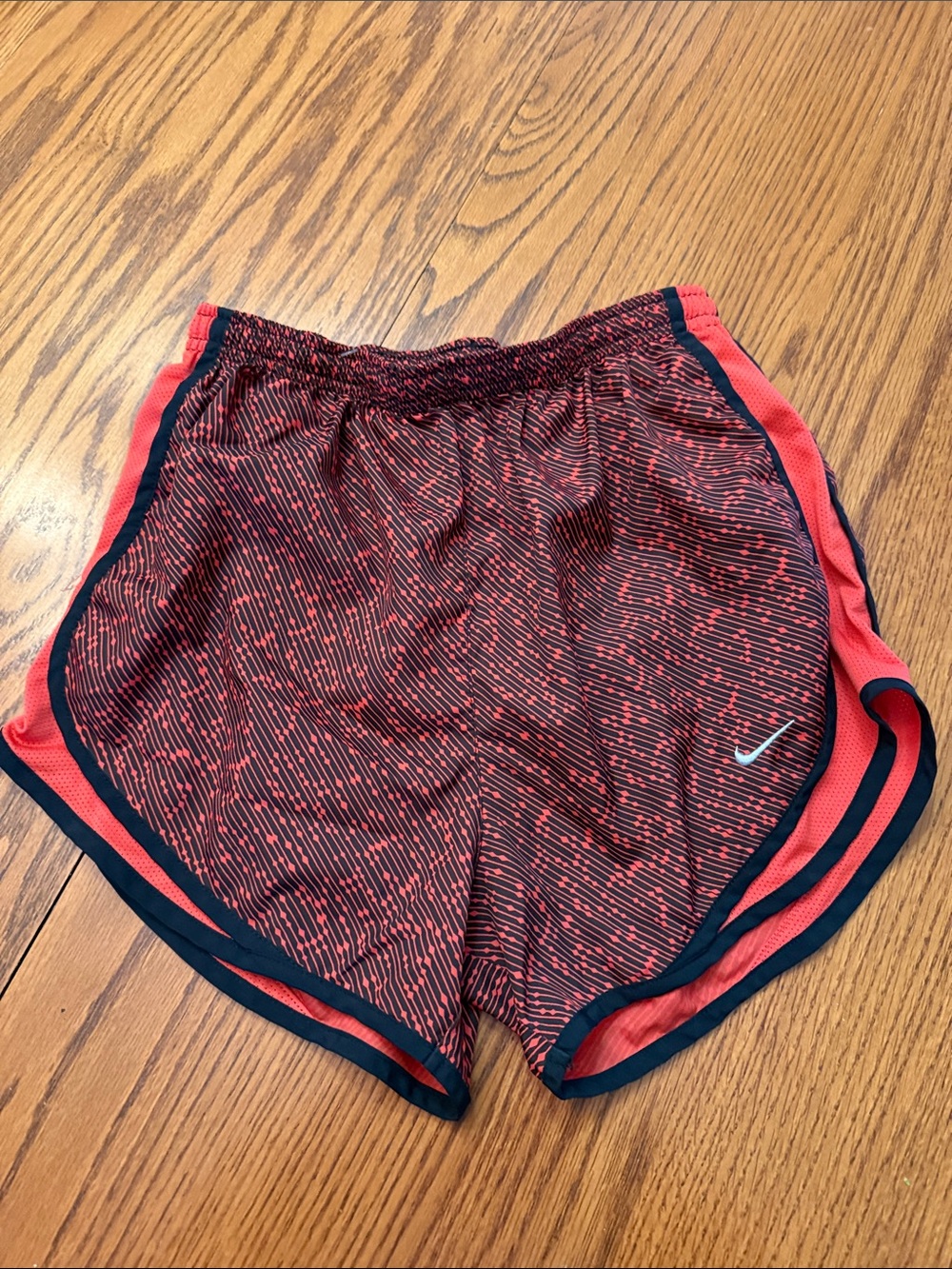 Nike Women’s Red & Black  Athletic Running Shorts